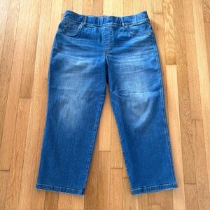 Spanx Denim Leggings Wide Leg 3X Petite Jeans